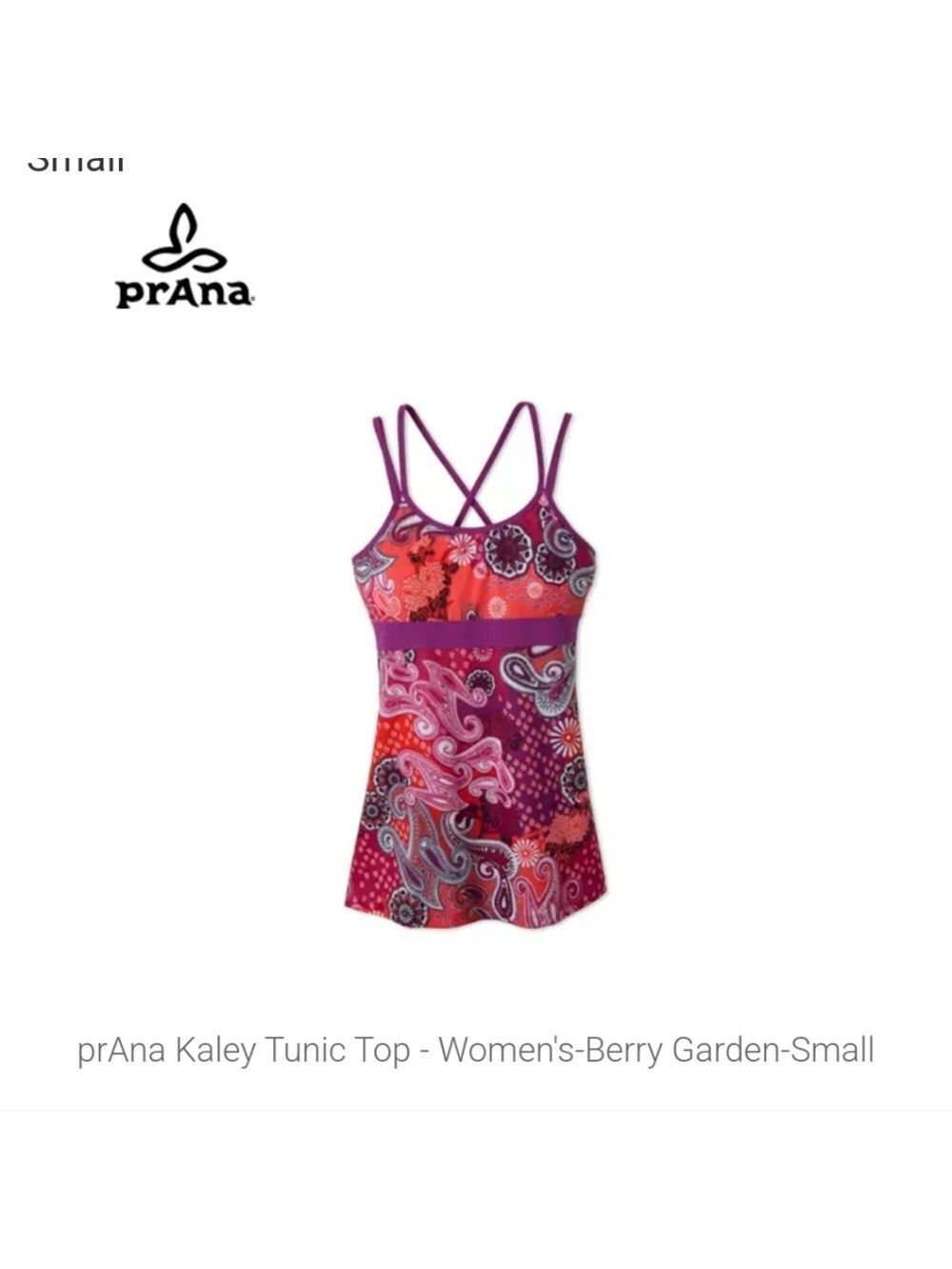 prAna Kaley Tunic Top Women's Berry Garden